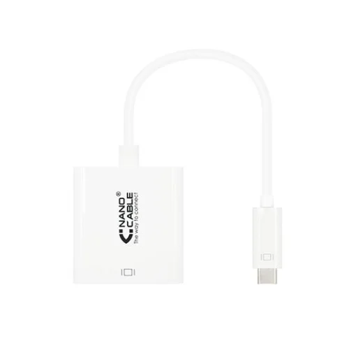 Conversor usb tipo c a hdmi nanocable 4k 15cm - macho - hembra