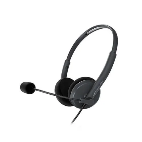 Auriculares micro energy sistem office 2 anthracite supraural - 30mm - cable 150cm - jack 3.5mm - antipop - 20hz