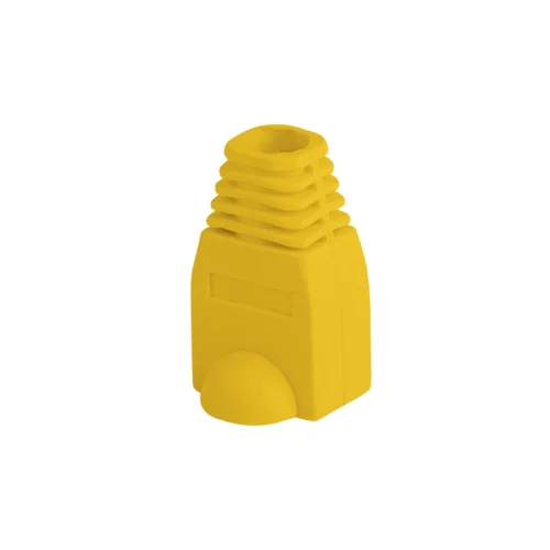 Funda protectora lanberg plb - 1000 - y para conector rj45 pack de 100 unidades amarillo