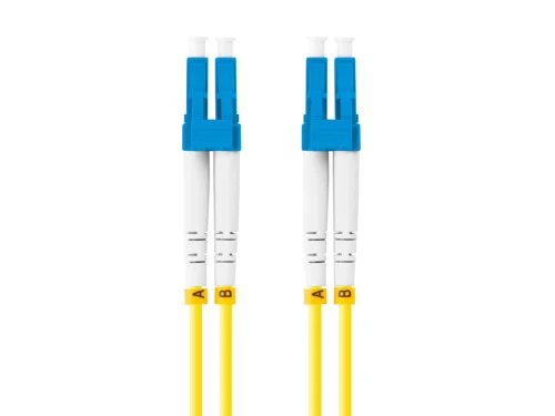 Latiguillo fibra optica lc - upc lanberg 2m mono duplex g657a1 lszh amarillo