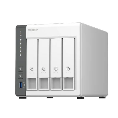 Servidor nas qnap ts - 433 - 4g nas 4xhdd - bay 1x2.5gbe+1xgbe