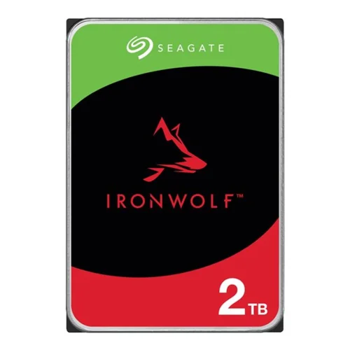 Disco duro interno hdd seagate ironwolf nas st2000vn003 2tb 3.5 pulgadas 5400rpm - 256mb - sata 6gb - s
