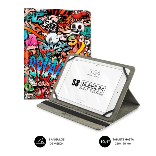 Funda subblim trendy case para tablet 10.1 pulgadas graffiti