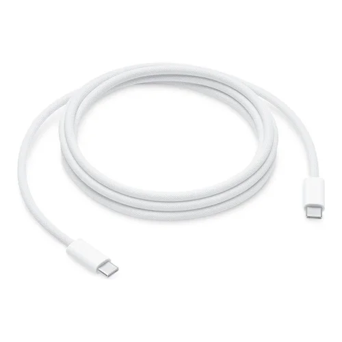 Cable usb tipo c apple 2m - macho - macho - blanco
