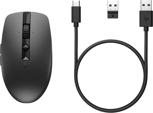 Ratón hp 715 multidispositivo inalambrico recargable