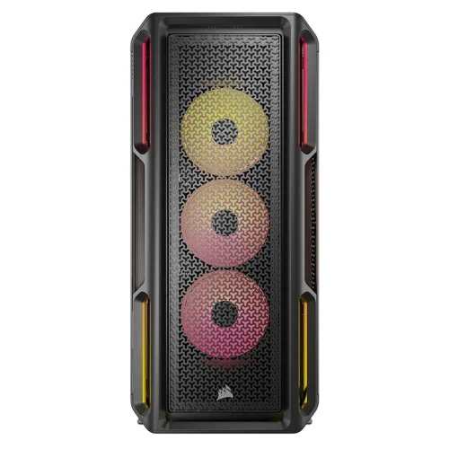 Caja ordenador gaming corsair icue 5000t atx lx rgb cristal templado negra