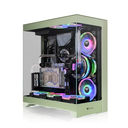 Caja ordenador gaming thermaltake cte e550 tg atx cristal templado verde