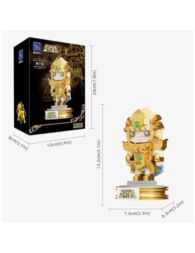 Leo mini set construccion 13 cm saint seiya