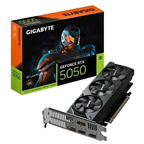 Tarjeta grafica gigabyte rtx 5050 oc lp 8gb gddr6 - 2x hdmi - 2x dp pci express 5.0
