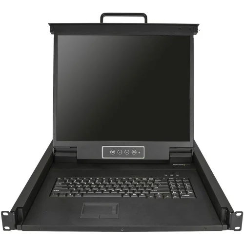 Consola kvm startech de montaje en rack de servidores 19 pulgadas