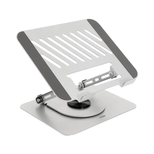 Soporte - base elevador tooq para portatil 17 pulgadas gris