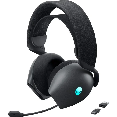 Auriculares gaming dell tri - mode inalambrico negro