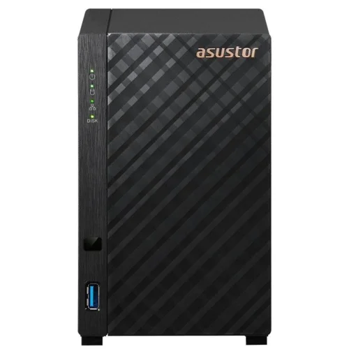Servidor nas asustor drivestor 2 gen2 as1202t 2 bahias 1gb gigabit ethernet