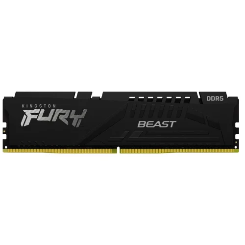 Memoria ram ddr5 16gb kingston - 6000mt - s - fury beast - cl30 - negro