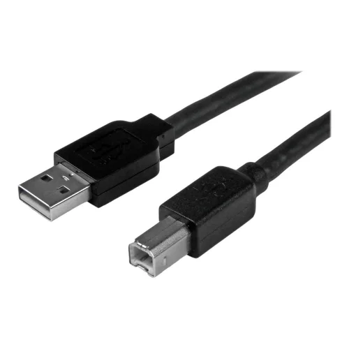 Cable usb tipo b a usb tipo a startech 15m - macho - macho - negro