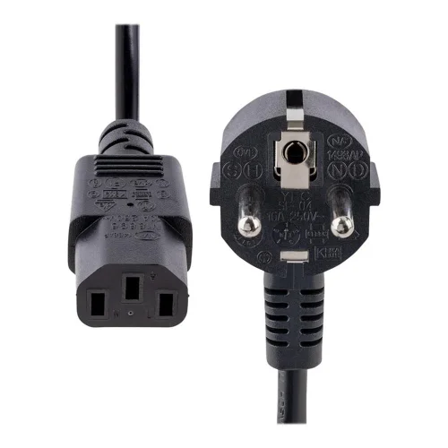 Cable schuko a c13 startech 1m - negro
