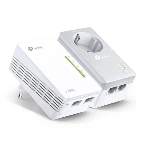 Kit de adaptadores powerline wifi tp - link tl - wpa4226 kit av600