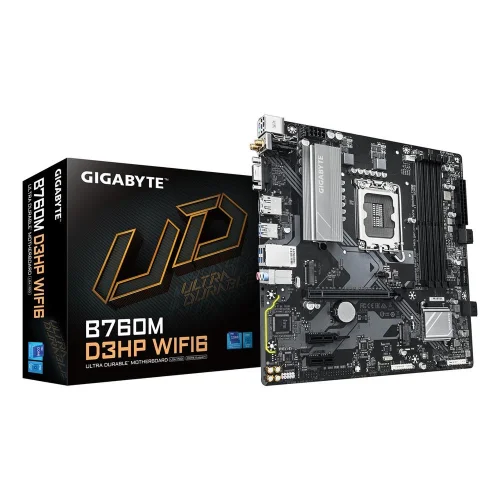 Placa base gigabyte b760m d3hp wifi6 lga 1700 matx 4x ddr5