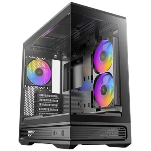 Caja ordenador gaming antec c2m matx argb cristal templado negra