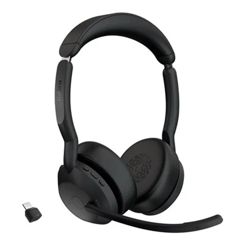 Auriculares jabra evolve2 55 uc stereo inalambrico negro