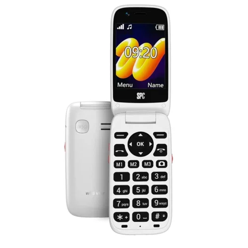 Telefono movil spc 2346b wild star 4g blanco - 2.8 pulgadas