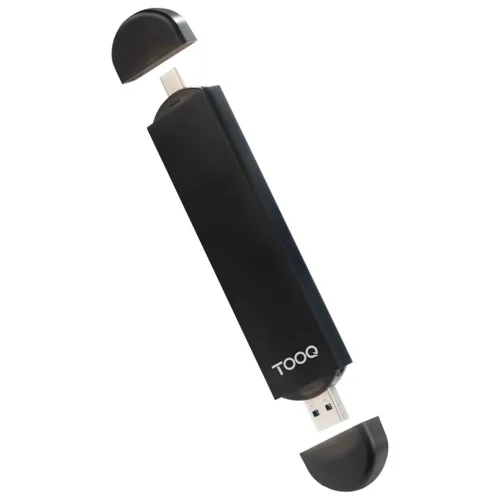 Carcasa disco duro tooq tqe - 2240b para ssd m.2 usb tipo c negra