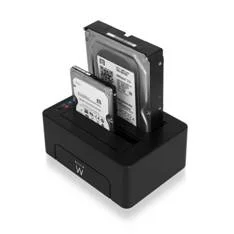 Estacion de acoplamiento ewent para unidad de disco duro y de estado solido sata 2.5 pulgadas y 3.5 pulgadas - usb 3.0
