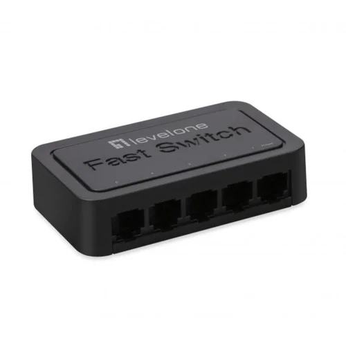 Switch sobremesa level one 5 puertos fast ethernet 10 - 100
