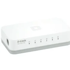 Switch 5 puertos 10 - 100 mb soho d - link