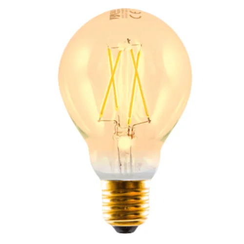 Bombilla led silver electronic filamento edison estandar 3w=20w - e27 - 2.200k - 320º - 300 lm - luz extra calida - a++