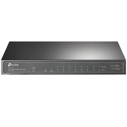 Switch 10 puertos tp - link tl - sg1210p 10 - 100 - 1000 8 puertos poe+ 1 puerto sfp