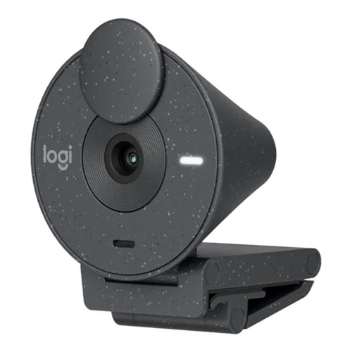 Webcam logitech brio 300 grafito full hd - usb tipo c