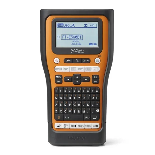 Rotuladora brother pt - e560btvp lcd - 3 lineas - teclado qwerty - corte automatico