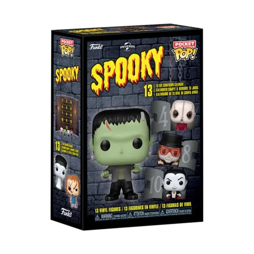 Funko calendar spooky universal studios 13 - day countdown