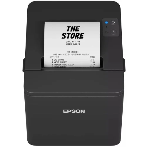 Impresora ticket termica epson tm - t20 iv red & usb negra