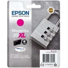 Cartucho tinta epson c13t35934010 magenta xl durabrite ultra ink 35xl - 1900 paginas - candado