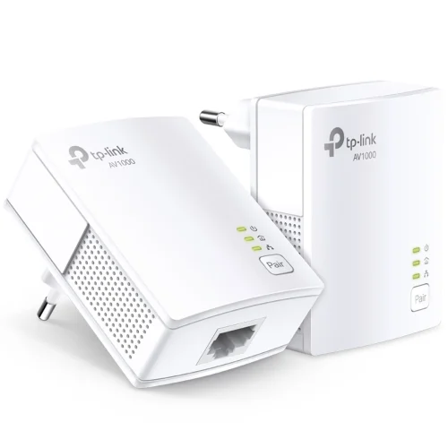 Kit de adaptadores powerline tp - link tl - pa7017 kit gigabit av1000